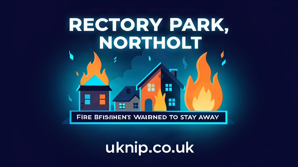 Fire breaks out in Rectory Park, Northolt as residents warned to stay away – uknip.co.uk