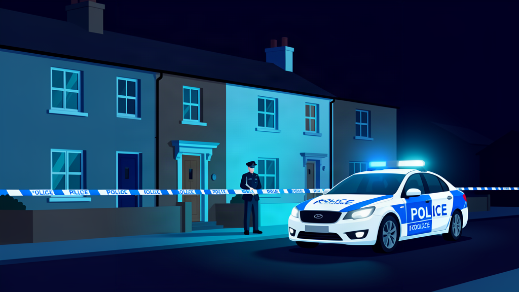 Girl critical and man arrested for murder after death at Northern Ireland address
