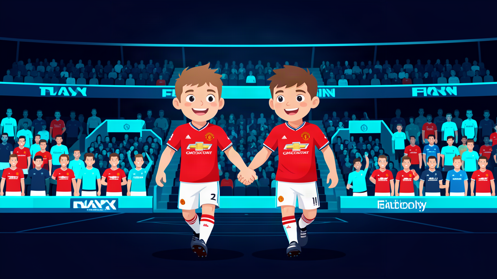Sons of PC killed in A66 crash lead Manchester United out at Old Trafford