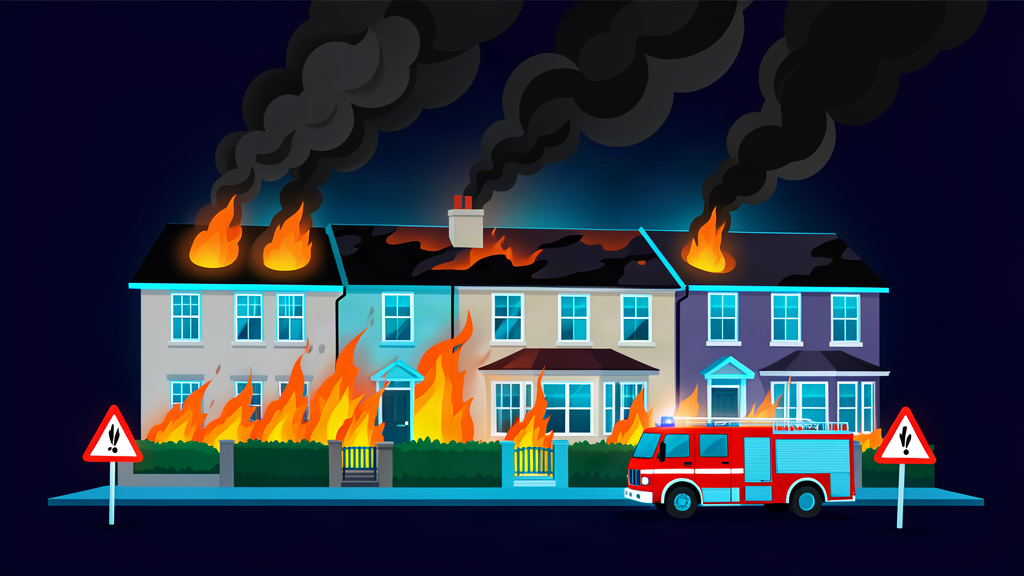 Fires prompt national alert as 19 homes destroyed