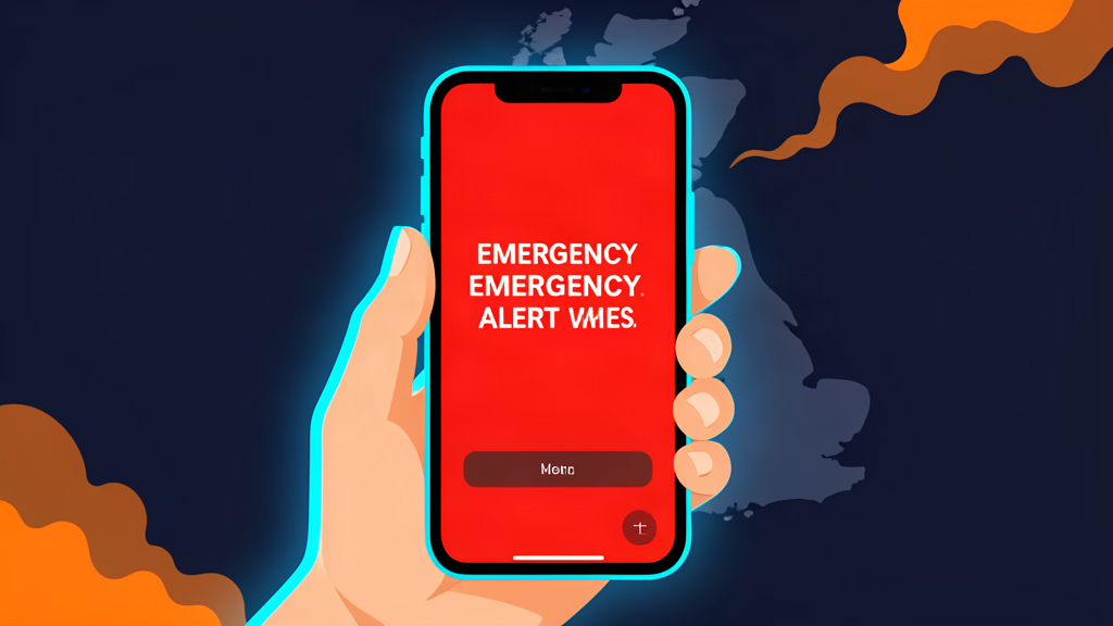 Alarmed by the alarm: people react to ‘severe alert’ on phones over UK wildfires