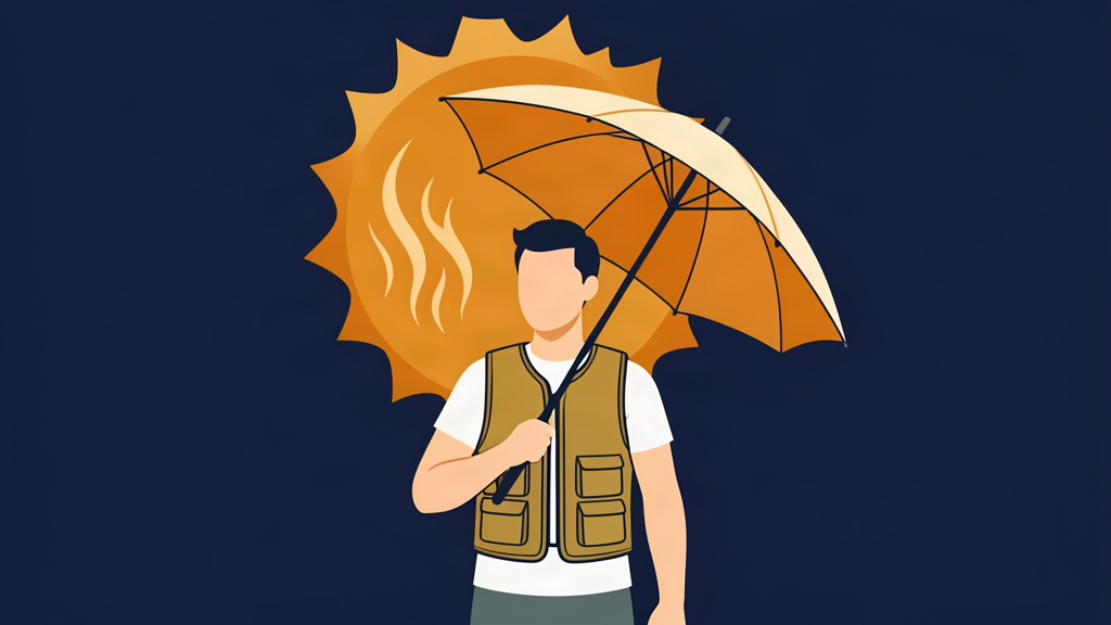 A.C. Vests and UV Parasols: East Asia Deploys Heat-Fighting Gadgets