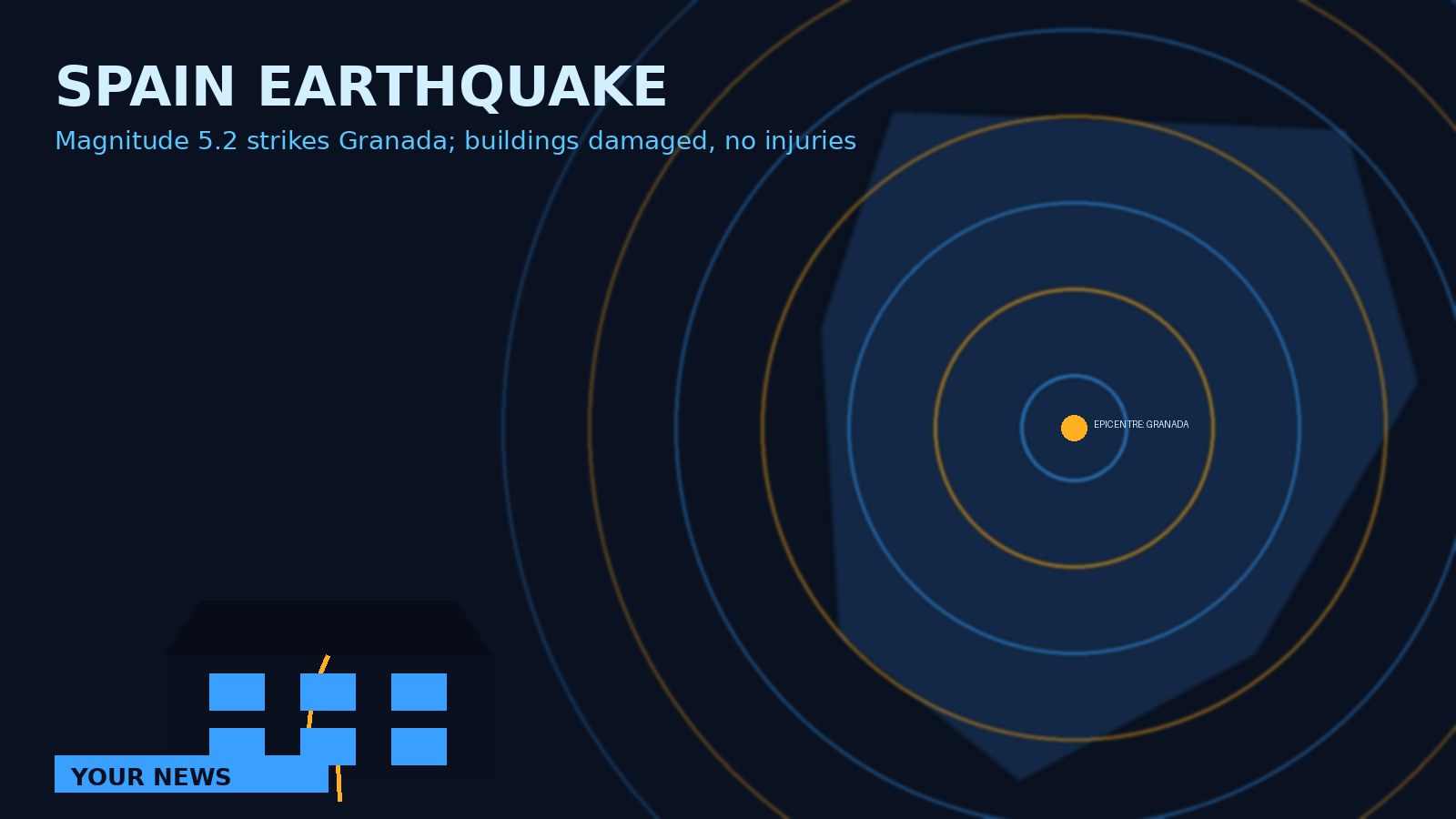 Magnitude 5.2 Earthquake Strikes Southern Spain Near Granada, Damaging Buildings