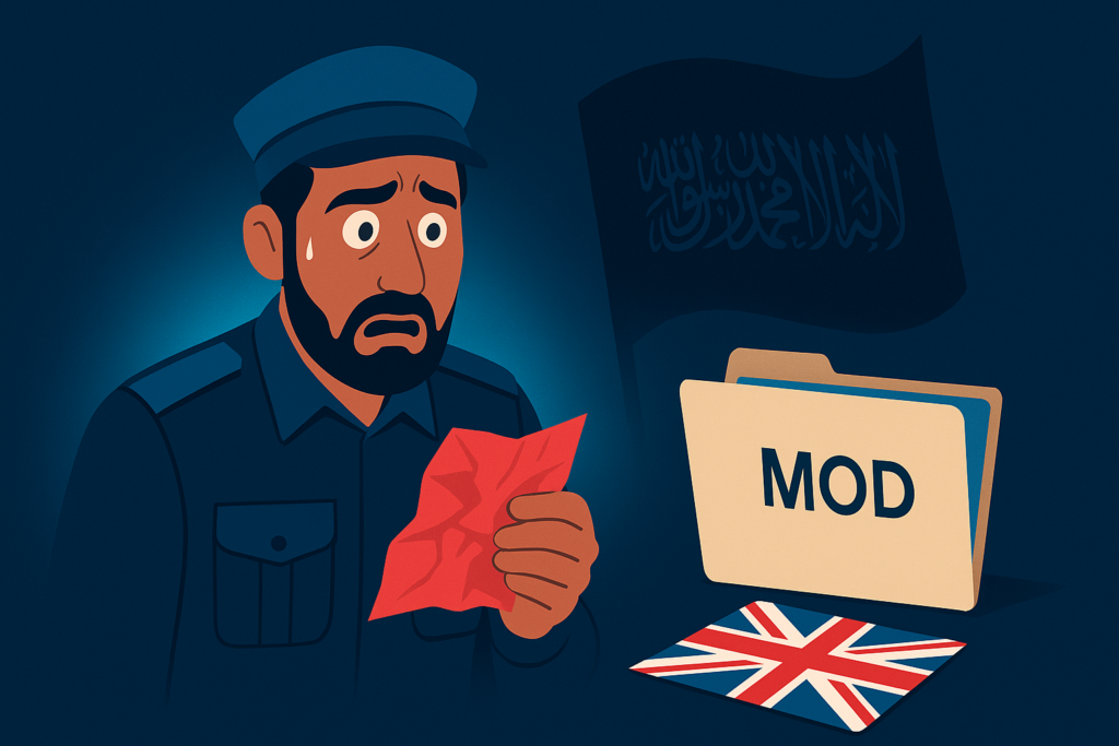 Taliban threaten former Afghan police worker after MoD leak reveals identity