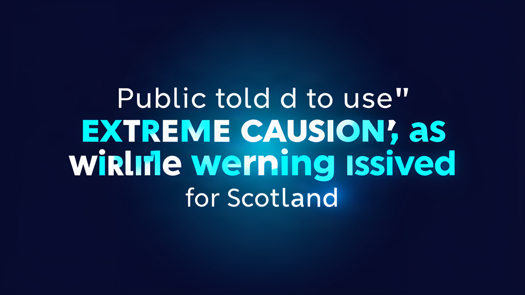 Public told to use ‘extreme caution’ as wildfire warning issued for Scotland – AOL.ca