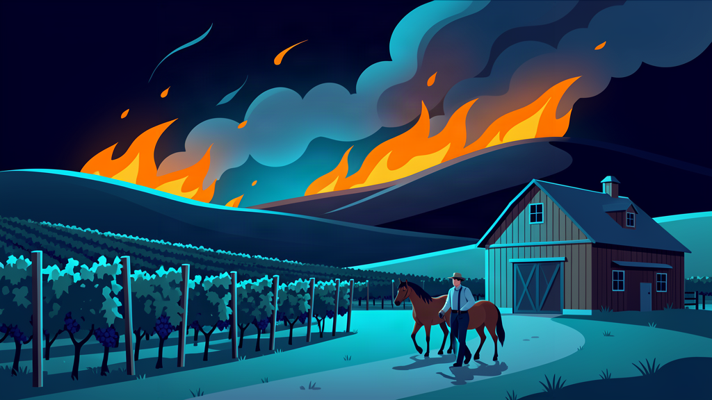British Columbia winemakers and ranchers flee wildfires, facing uncertain future – reuters.com