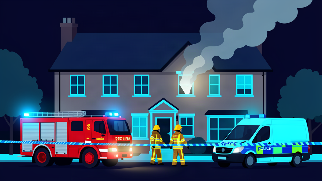 Murder investigation after woman dies and nine injured in fire in west London