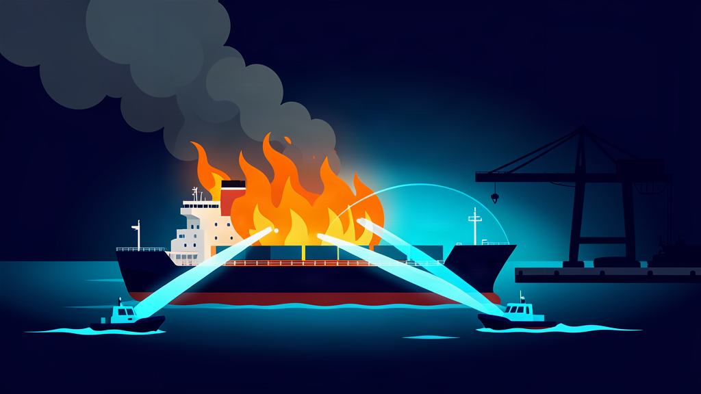 Fire on ship carrying 20,000 tonnes of scrap metal prompts emergency response