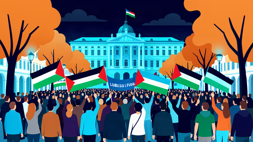 Thousands protest in Ljubljana as Slovenia opens Israel’s first embassy