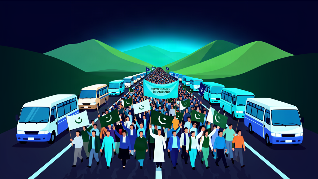 Imran Khan Supporters Set Off On March To Islamabad After Talks Collapse