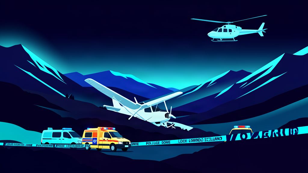 Boy, 16, and 80-year-old man die in light aircraft crash near Loch Lomond
