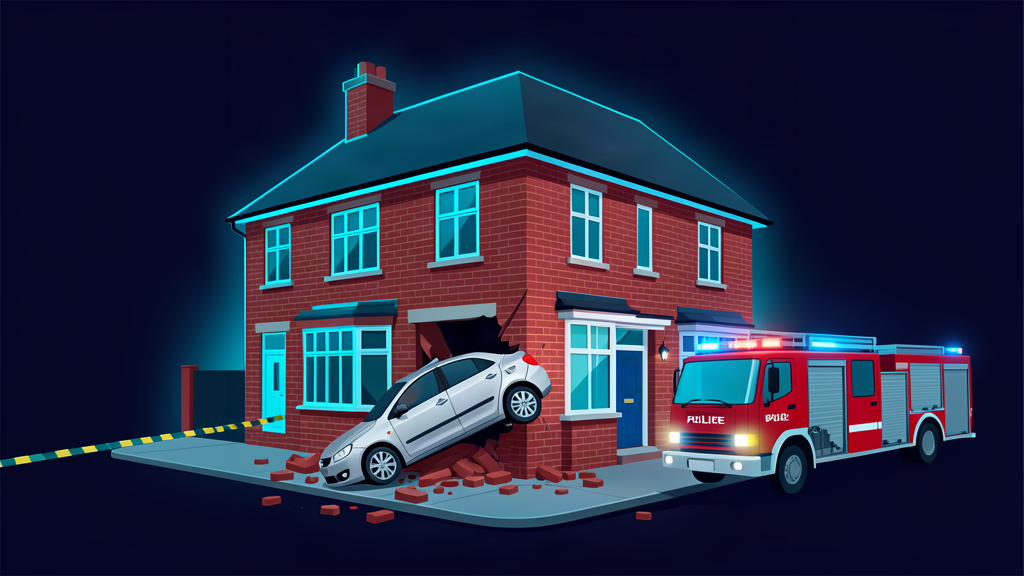Man Rescued After Car Crashes Into Waltham Abbey House