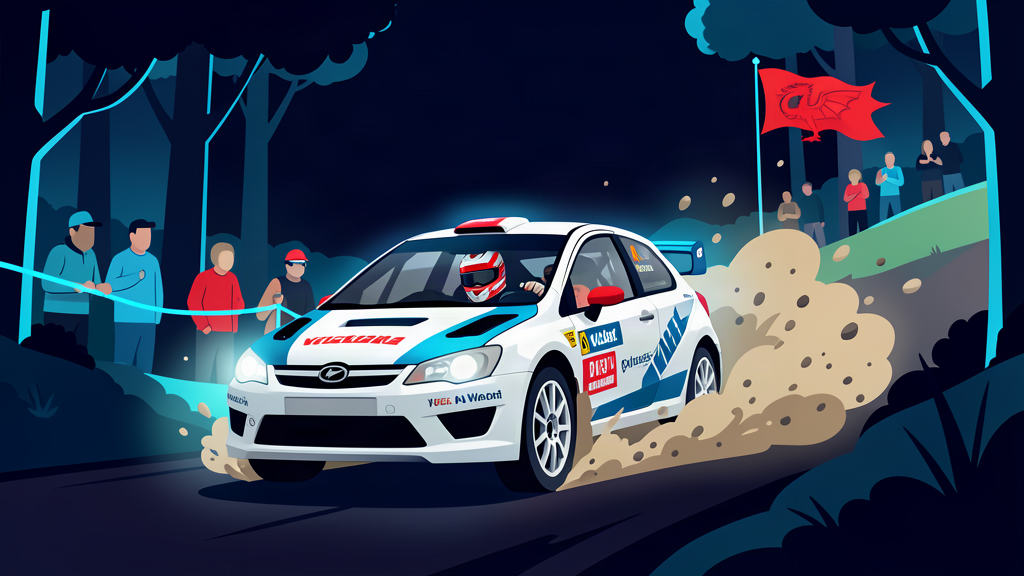 Wales’ Elfyn Evans wins his first World Rally Championship